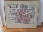 Historische kleuren prent Den Haag (situatie 1649), Antiek en Kunst, Kunst | Etsen en Gravures, Ophalen