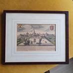 Handgekleurde gravure van Middelburg, 1674, Ophalen of Verzenden