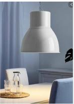 Industriele lamp, metaal wit., Huis en Inrichting, Lampen | Hanglampen, Ophalen