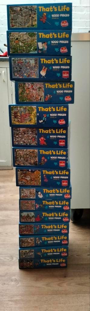 15 Thats Live puzzels - 1000 stukjes, Hobby en Vrije tijd, Denksport en Puzzels, Zo goed als nieuw, 500 t/m 1500 stukjes, Ophalen of Verzenden