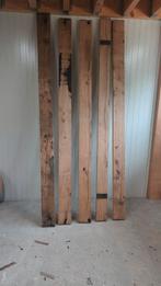 Oude Wagonplanken - Geschaafd & Onbehandeld, Doe-het-zelf en Verbouw, Hout en Planken, Gebruikt, 25 tot 50 mm, Ophalen of Verzenden