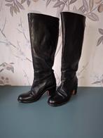Hoge zwarte Shabbies maat 41 Leer, Ophalen of Verzenden, Zo goed als nieuw, Zwart, Hoge laarzen