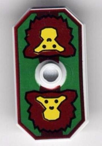 Lego Castle Schild 2x KK II Licht Grijze Schilden beschikbaar voor biedingen