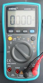 Aneng 860B+ Multimeter, Doe-het-zelf en Verbouw, Meetapparatuur, Ophalen of Verzenden, Zo goed als nieuw, Multimeter