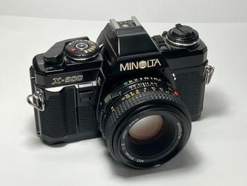 Minolta X-500 + 50mm f.2 beschikbaar voor biedingen