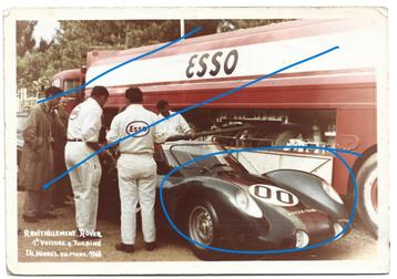 Rover Turbine Esso tankwagen Le Mans race 1963 foto beschikbaar voor biedingen