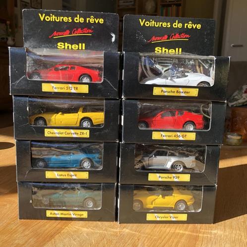 Miniatuurauto's Shell Franse serie te koop, Hobby en Vrije tijd, Modelauto's | 1:43, Zo goed als nieuw, Auto, Overige merken, Ophalen of Verzenden