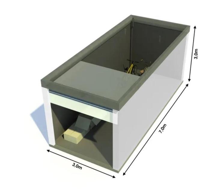 Garagebox te koop 16A5 Boxcomplex Empel - eigen postadres, Auto diversen, Autostallingen en Garages
