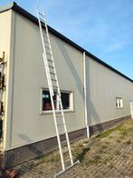 Aluminium trap 2x14 treden ladder 2 x 14, Ophalen, Gebruikt, Ladder, 4 meter of meer
