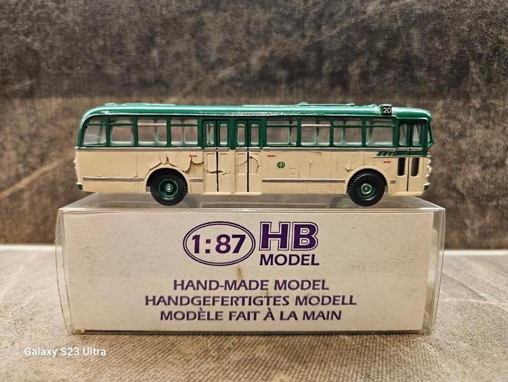 HB Kromhout TBZ 1959 HTM beschadigd in OVP met beschrijving, Hobby en Vrije tijd, Modelauto's | 1:87, Gebruikt, Bus of Vrachtwagen