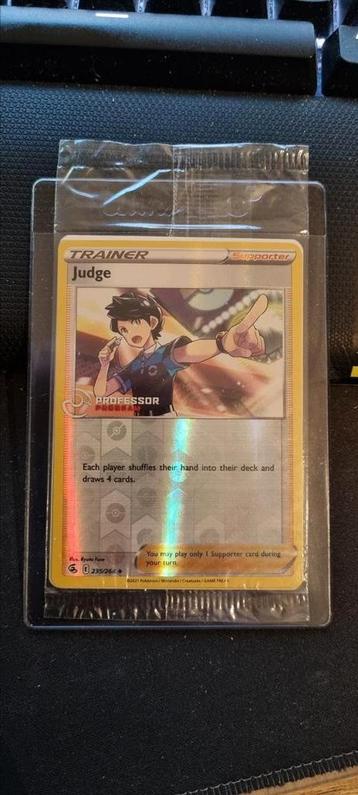 Pokemon Fusion Strike Judge 235/264 Professor Program stamp beschikbaar voor biedingen
