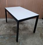 6 x Vintage Deense design tafels hout wit zwart eettafels, Huis en Inrichting, Tafels | Eettafels, 200 cm of meer, Zo goed als nieuw