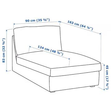 IKEA KIVIK Chaise longue - afbeelding 4