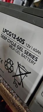 Nieuwe 12v 60ah Landport gel accu's / deep cycle accu's, Ophalen, Nieuw, Oplaadbaar