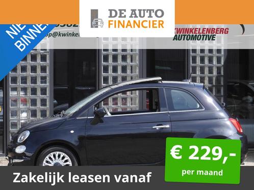 Fiat 500 TWINAIR LOUNGE/ SCHUIFDAK/ CRUISE CONT € 13.850,0, Auto's, Fiat, Bedrijf, Lease, Financial lease, ABS, Airbags, Centrale vergrendeling