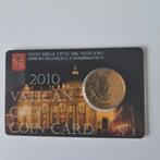 Vaticaan 2010 50 Eurocent coincard, Ophalen of Verzenden, Vaticaanstad, 50 cent, Losse munt
