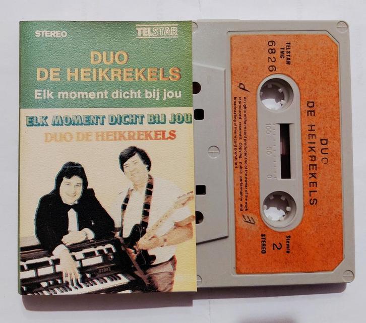 TMC  -  6826.  Duo Heikrekels., Cd's en Dvd's, Cassettebandjes, Zo goed als nieuw, 1 bandje, Ophalen of Verzenden
