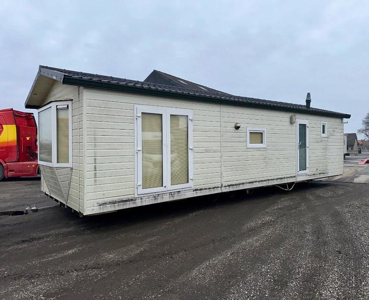 Chalet Mega 3 slaapkamers CV, dubbelglas, incl. transport ♦️, Caravans en Kamperen, Stacaravans, tot en met 6, Verzenden