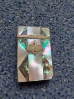 Antieke luciferdoosje/tondeldoosje parelmoer/goud, Antiek en Kunst, Ophalen of Verzenden, Goud