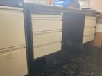 Stalen bureau, Huis en Inrichting, Bureaus, Ophalen, Elektrisch
