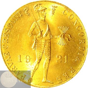 Nederland - Gouden dukaat 1921 Wilhelmina  beschikbaar voor biedingen