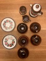 Vintage Aardewerk Servies - Koffie/Thee, Gebruikt, Overige typen, Ophalen of Verzenden, Overige stijlen