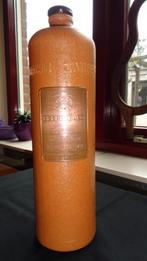 Oude fles – kruik van J.J. Melchers met koperen plaque., Ophalen of Verzenden