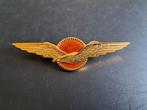 Metalen Piloten wing Luchtmacht, embleem, Verzamelen, Ophalen of Verzenden, Luchtmacht, Nederland, Embleem of Badge