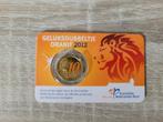 Coincard Oranje geluksdubbeltje 2012, Postzegels en Munten, Munten | Nederland, Ophalen, Koningin Beatrix, Euro's, Losse munt
