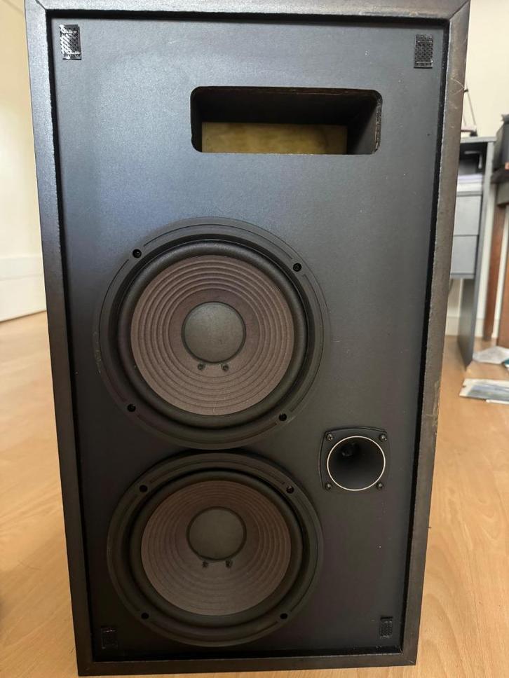 Te koop: 4 Fostex SK-60 luidsprekers (2-weg, 60 Watt, 4 Ohm), Audio, Tv en Foto, Luidsprekers, Gebruikt, Front, Rear of Stereo speakers