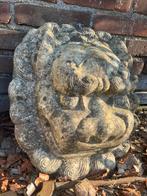 Oude marmeren Foo Hond - Mentha Brocante, Ophalen, Gebruikt, Dierenbeeld, Overige materialen