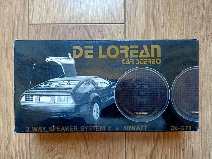 Nieuwe Originele DMC De Lorean DeLorean DL-371 speakers, Auto diversen, Autospeakers, Nieuw, Ophalen of Verzenden
