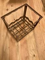 Oud flessenrek vintage, Ophalen, Gebruikt, Metaal, Minder dan 50 cm