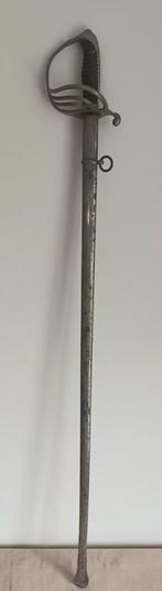 Antiek Frans Officiers Sabel Spiquel Paris met initialen, Ophalen of Verzenden, Landmacht, Overige gebieden