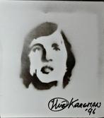 Cruyff  stencil  gesigneerd 25 x 28 cm, Antiek en Kunst, Ophalen of Verzenden