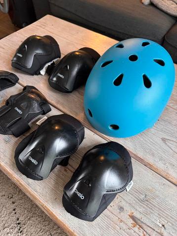 Oxelo Beschermset Maat S + Optionele Helm beschikbaar voor biedingen