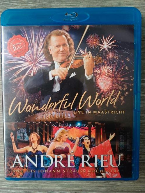 Blu-ray Andre Rieu wonderfull world (live in Maastricht), Cd's en Dvd's, Blu-ray, Zo goed als nieuw, Muziek en Concerten, Ophalen of Verzenden
