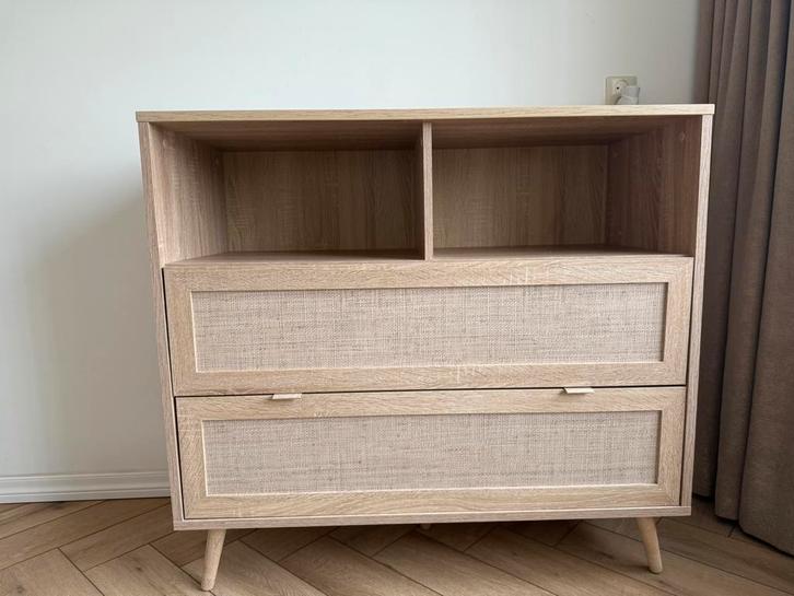 Ledikant rotan | Asten baby | 100x105x78, Kinderen en Baby's, Kinderkamer | Commodes en Kasten, Nieuw, 105 cm of meer, 100 cm of meer