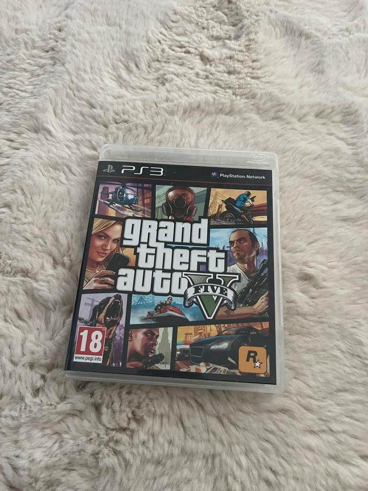 Grand Theft Auto V - PS3, Spelcomputers en Games, Games | Sony PlayStation 3, Gebruikt, Avontuur en Actie, 1 speler, Vanaf 18 jaar