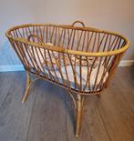 Vintage rotan wieg + toebehoren, Kinderen en Baby's, Ophalen, Gebruikt, Wieg