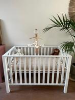 Tweelingbox + boxkleed en muziekmobiel, Ophalen, Zo goed als nieuw, Rechthoekig, Boxkleed