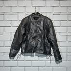 Vintage Jacket Maat XL Zwart Leer Biker Style Unik, Kleding | Dames, Zwart, Maat 46/48 (XL) of groter, Zo goed als nieuw, Vintage