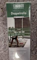 Cocoon Doppelrollo rolgordijn 100 x 180 cm bruin daglicht, 50 tot 100 cm, Nieuw, 150 tot 200 cm, Ophalen of Verzenden