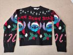 H&M Disney Stitch kersttrui zwart kerst motief maat EU 170, Disney, Jongen of Meisje, Trui of Vest, Nieuw
