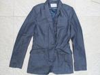 Getailleerde blazer blauw jeans maat 38 H&M jasje, Maat 38/40 (M), H&M, Blauw, Ophalen of Verzenden