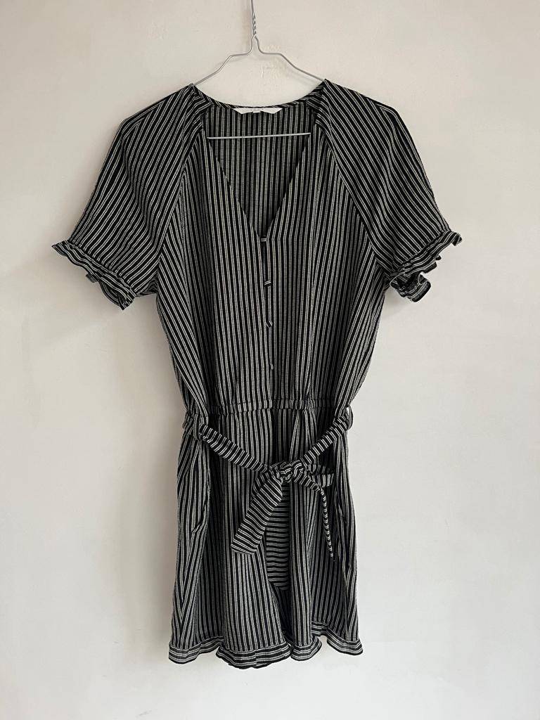 yaya  playsuit zwart wit maat 3 8, Kleding | Dames, Jumpsuits, Maat 38/40 (M), Zwart, Nieuw, Ophalen of Verzenden