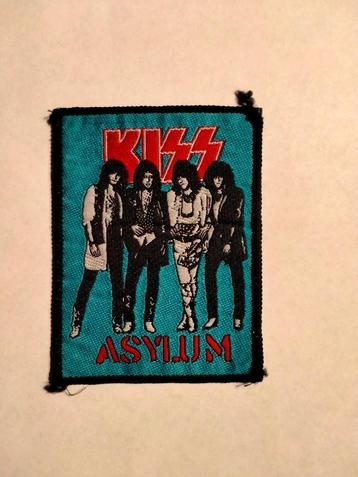 Kiss Asylum glamrock glam rock vintage muziek kleding patch beschikbaar voor biedingen