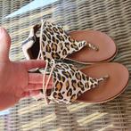 Slippers met panterprint maat 40 zgan, Ophalen of Verzenden, Zo goed als nieuw