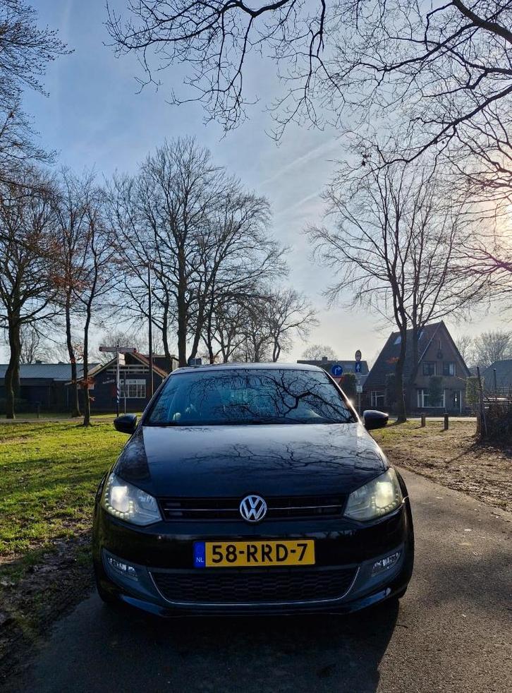 Volkswagen Polo 1.2 TSI 77KW 2011 Zwart, Auto's, Volkswagen, Particulier, Polo, ABS, Airbags, Airconditioning, Bochtverlichting