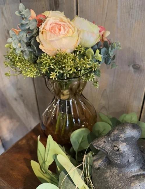 Mooi kunstboeket Roos Nieuw, Huis en Inrichting, Woonaccessoires | Kunstplanten en Kunstbloemen, Nieuw, Ophalen of Verzenden